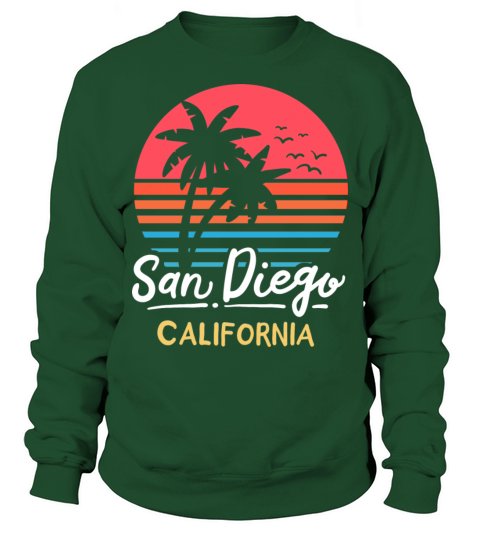 San Diego California Ca Vintage Sweatshirt Unisex