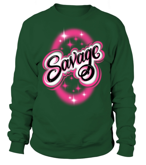 Savage Airbrushed Design Sweatshirt Unisex