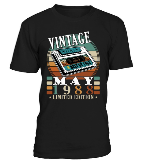 May 1988 vintage birthday gift T-Shirt Unisex