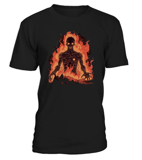 Monster Burning Epic from the Movie Evil Dead T-Shirt Unisex