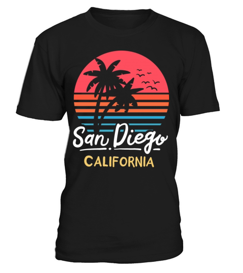 San Diego California Ca Vintage T-Shirt Unisex