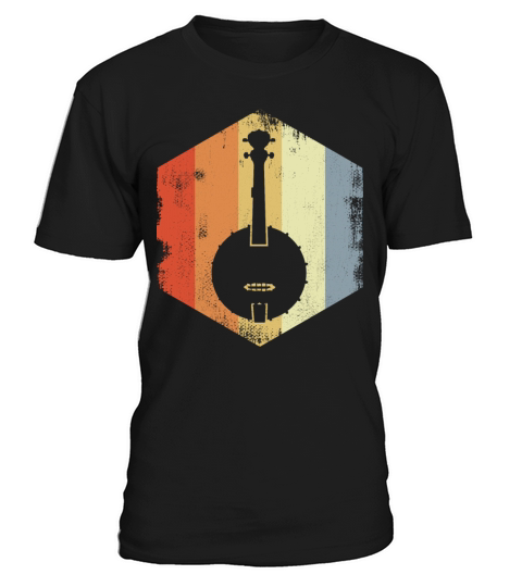 Vintage Banjo Drawing T-Shirt Unisex