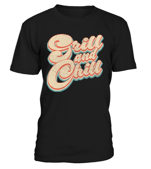 Vintage Classic Grill and Chill Patriotic 4th of J T-Shirt Unisex