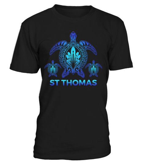 Vintage St Thomas Virgin Islands Turtle Souvenirs T-Shirt Unisex