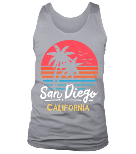 San Diego California Ca Vintage Tank Top Unisex