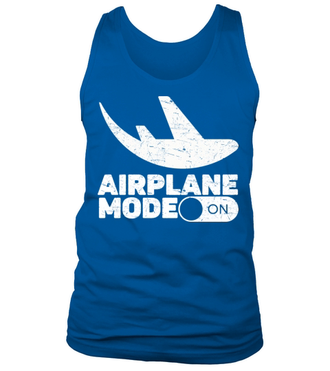 Vintage Airplane Mode On Tank Top Unisex