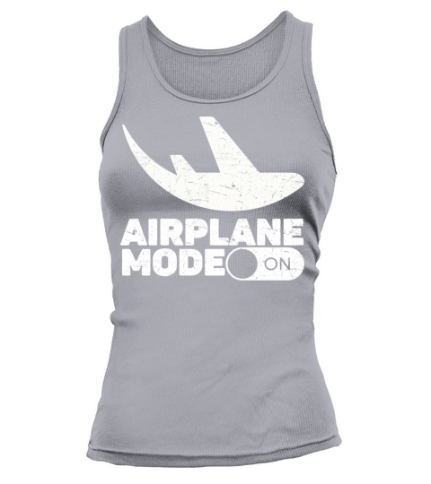 Vintage Airplane Mode On Tank top Woman