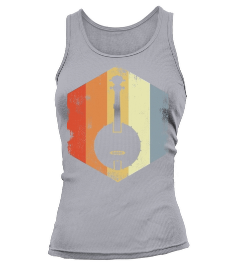 Vintage Banjo Drawing Tank top Woman