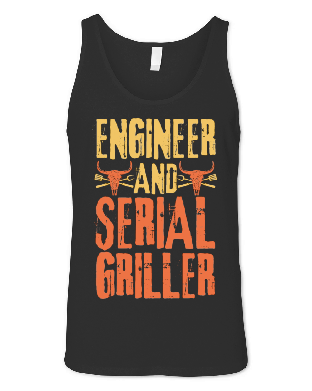 Engineer and Serial Griller Unisex Jersey Tank