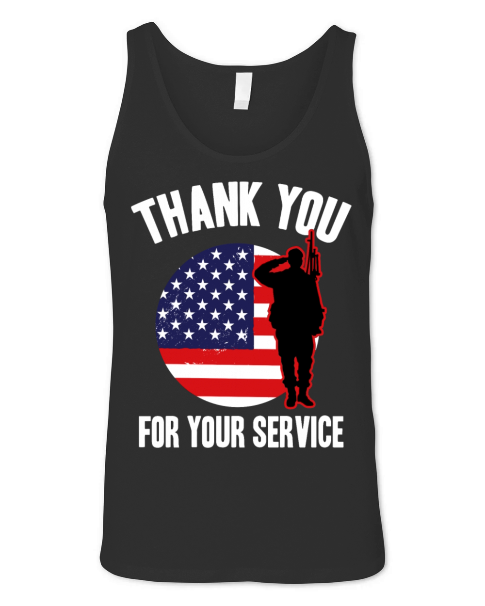 Veterans Day Thank You For Your Service Unisex Jersey Tank