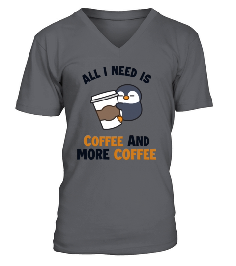 Coffee and more Coffee Queen Latte Art Barista V-Neck T-shirt