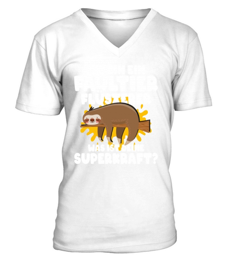 Sloth V-Neck T-shirt