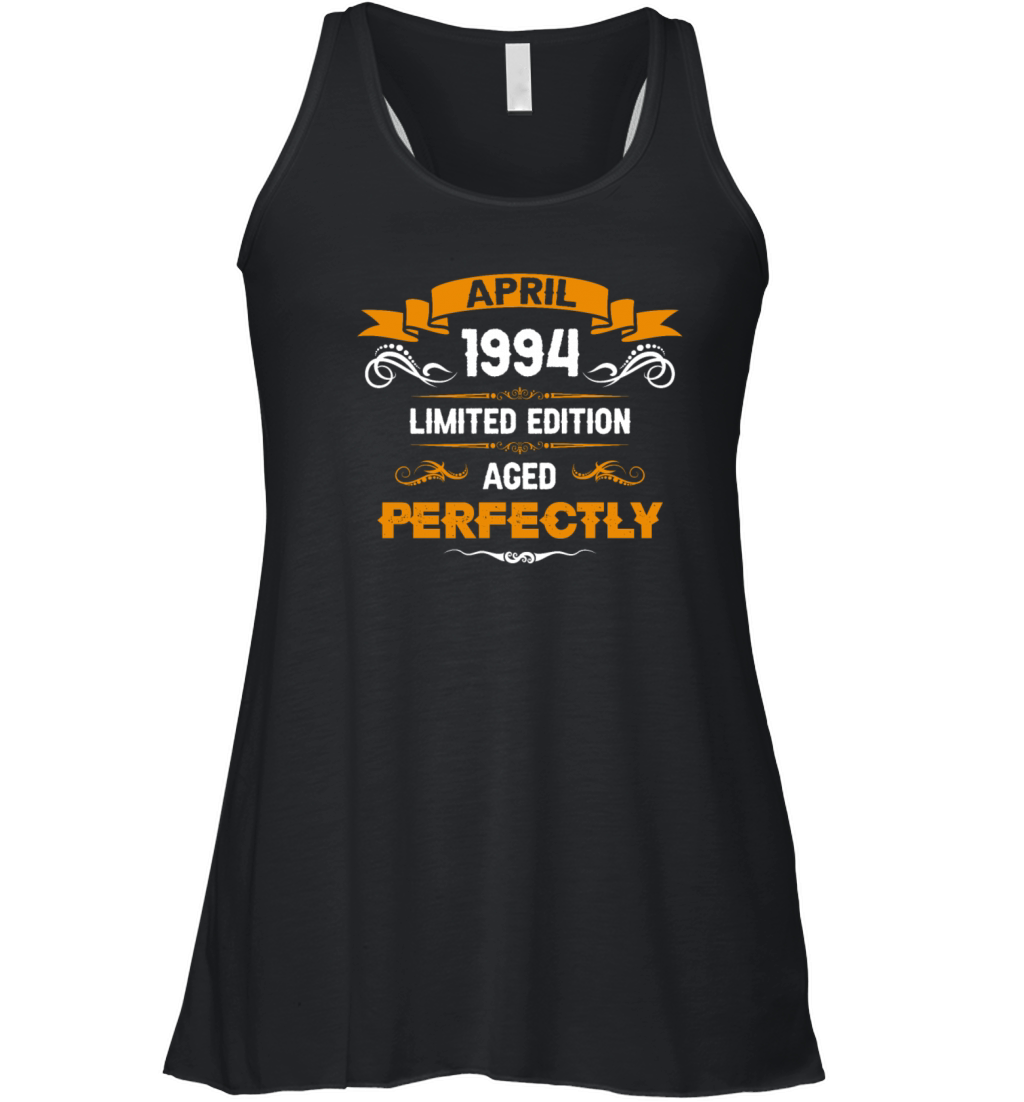April 1995 Vintage Birthday Present Women's Flowy Tank Top