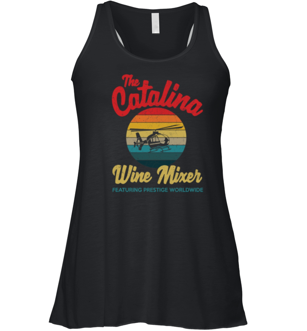catalina wine mixer vintage retro distressed Ess Women's Flowy Tank Top