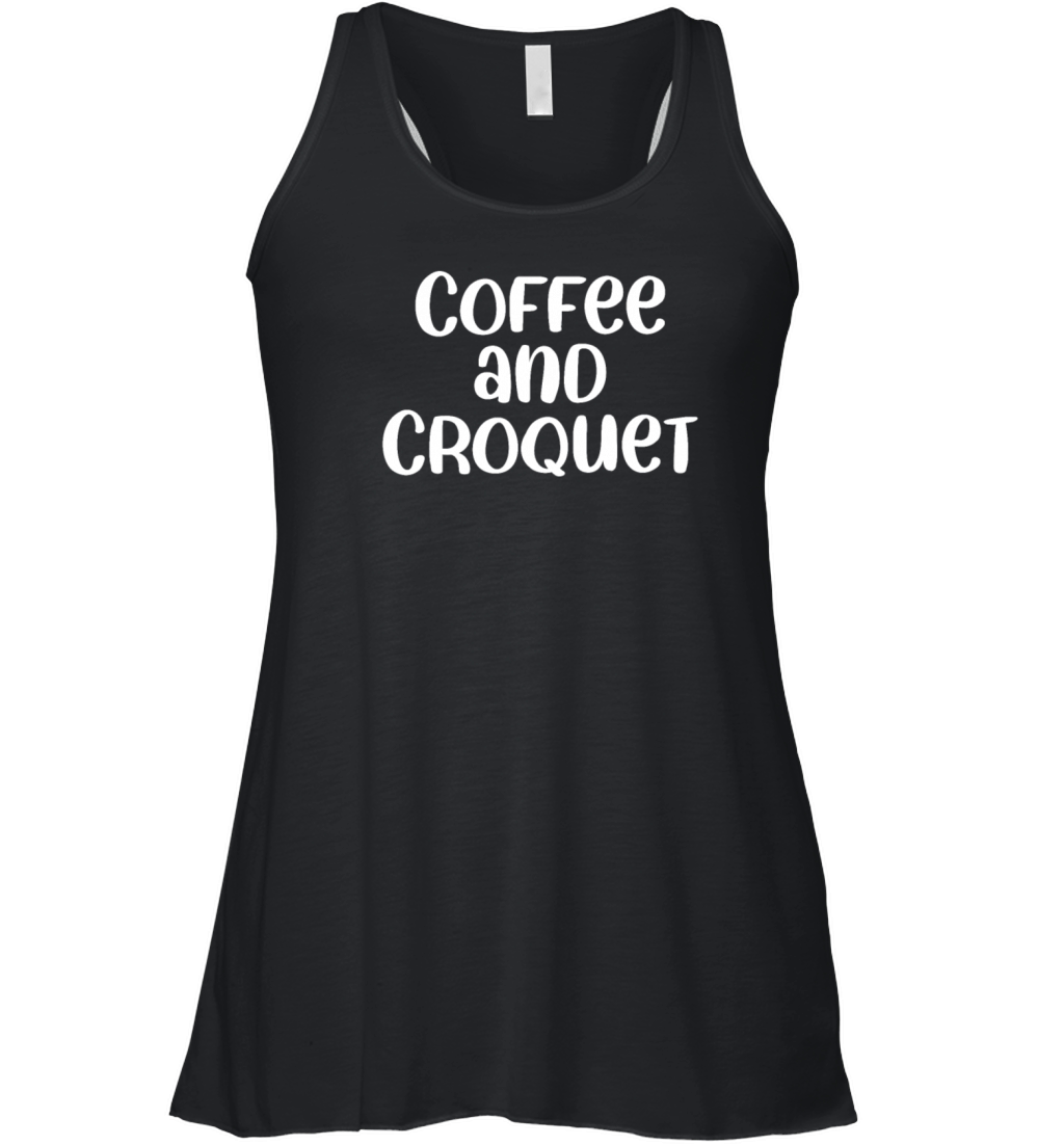 Coffee And Croquet Women's Flowy Tank Top