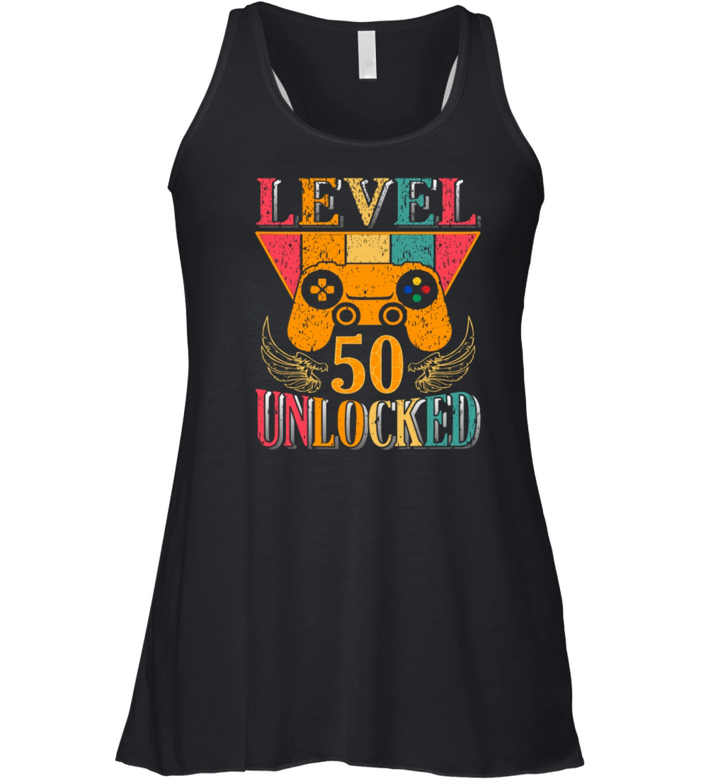 Level 50 unlocked - 50th anniversary Women's Flowy Tank Top