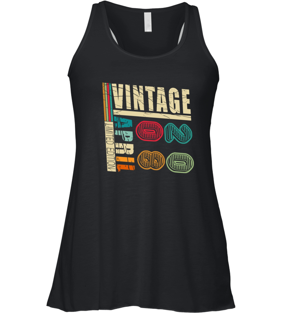 Vintage Birthday Gift Idea April 2008 Women's Flowy Tank Top