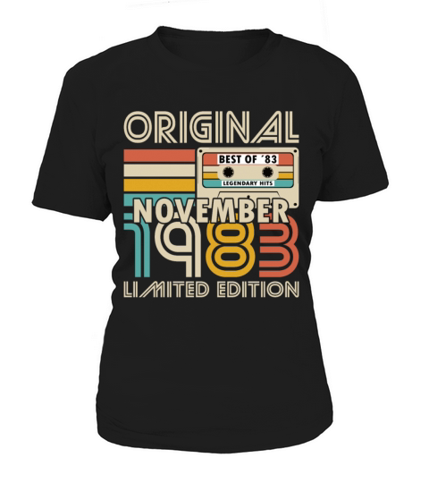 40th birthday november 1983 original 1983 Women's T-Shirt