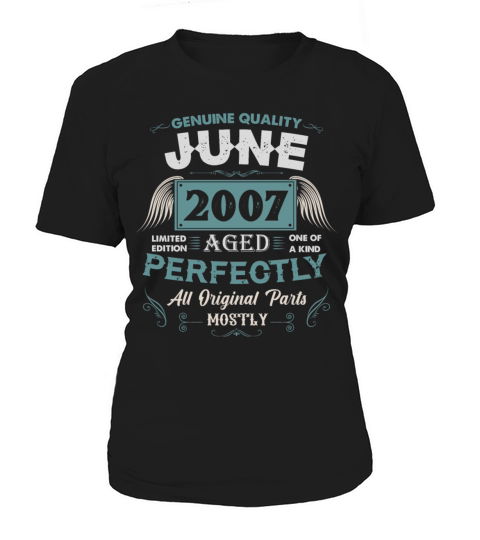 June 2007 Vintage Birthday Present Women's T-Shirt