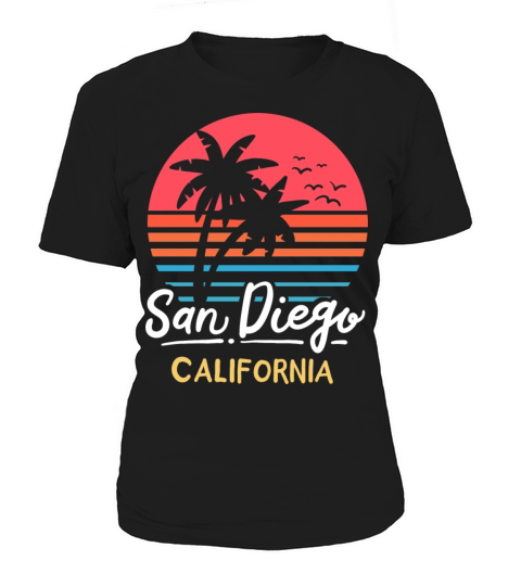 San Diego California Ca Vintage Women's T-Shirt