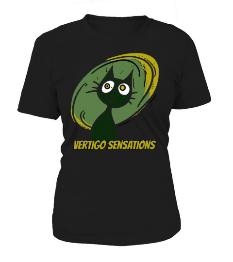 vertigo sensations vintage cartoon cat Women's T-Shirt