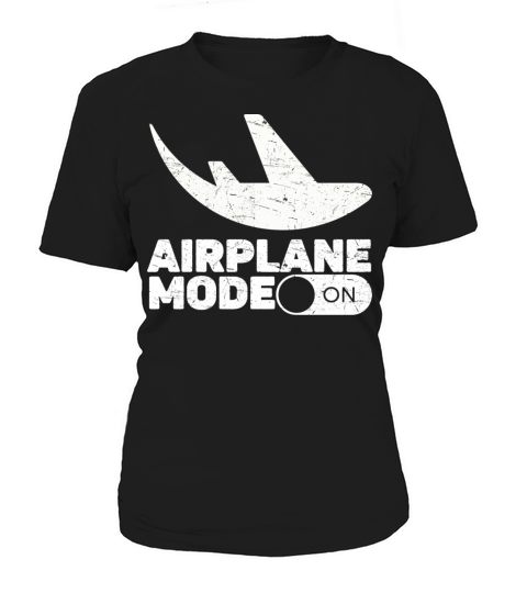 Vintage Airplane Mode On Women's T-Shirt
