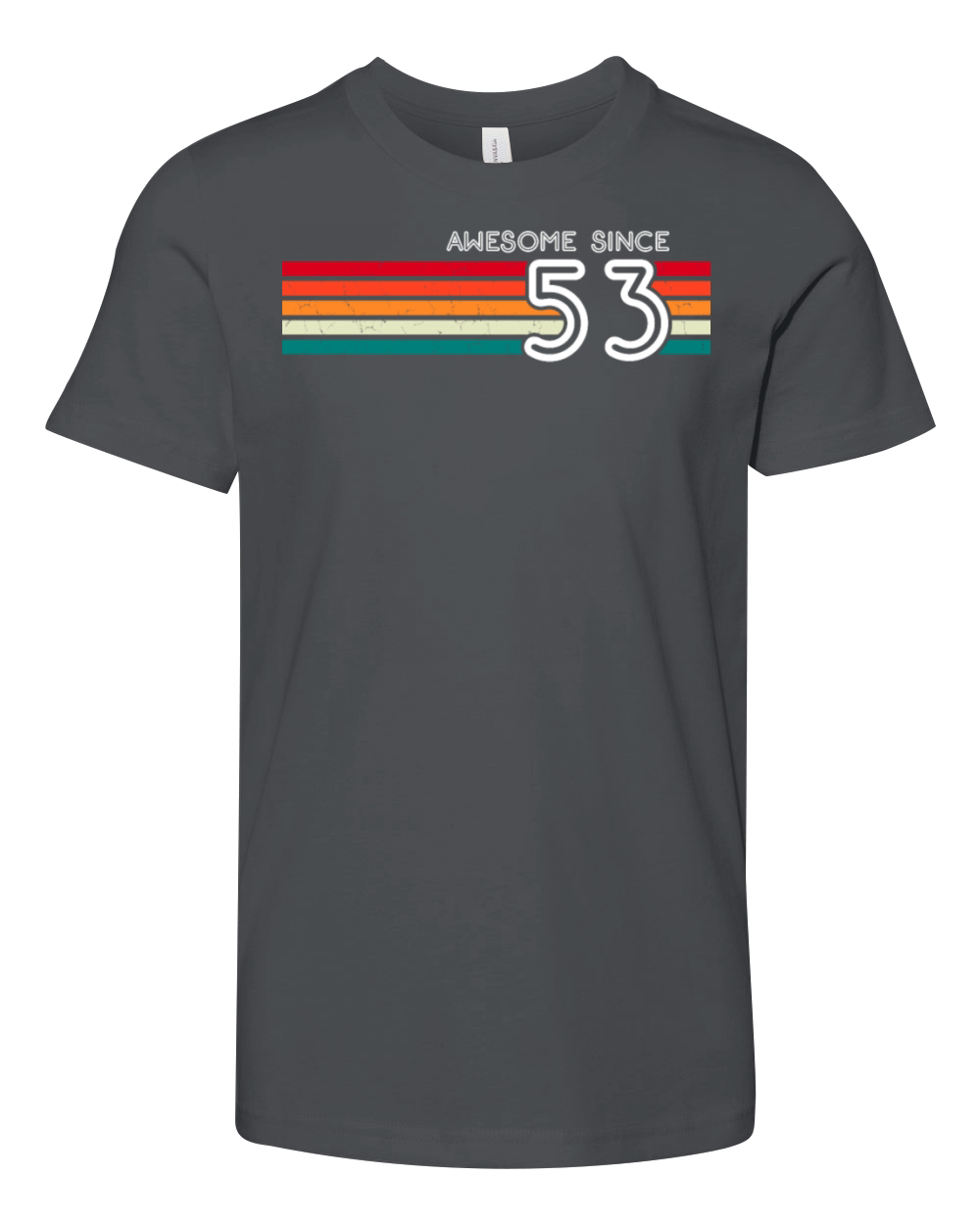 Awesome Since 1953 70th Birthday Gifts 70 Years Youth Unisex Jersey Tee