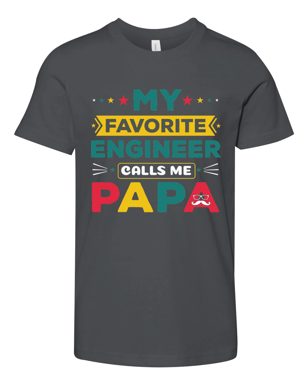 My favorite Engineer Calls Me Papa Youth Unisex Jersey Tee