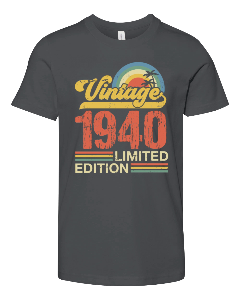 Retro Vintage 1940 Limited Edition Youth Unisex Jersey Tee