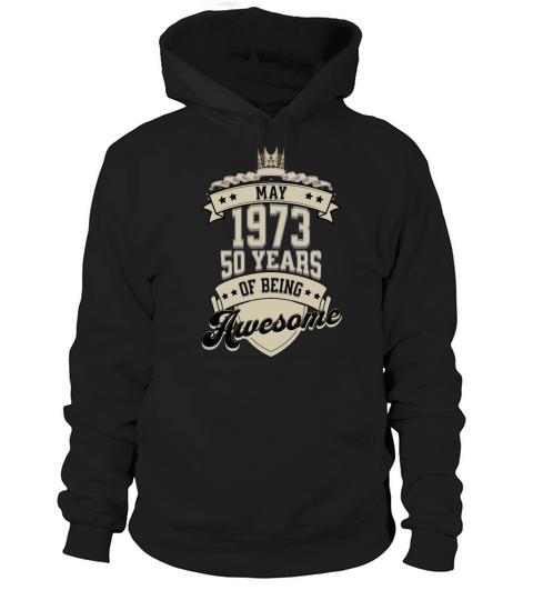 50 Years of Being Awesome 50th Birthday Hoodie Unisex