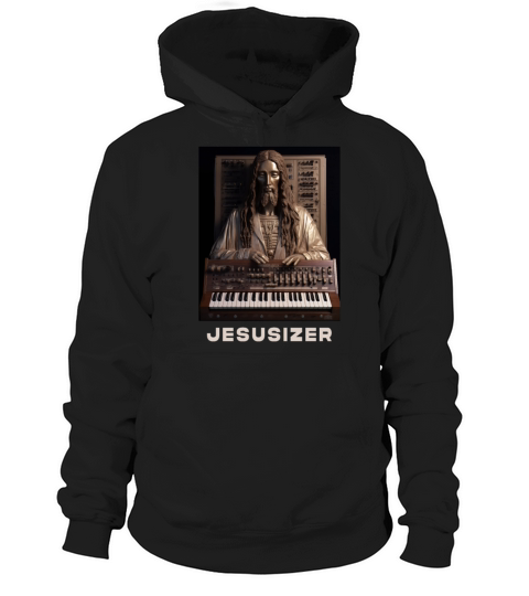 Jesusizer Vintage Jesus Synthesizer Analog Synth Hoodie Unisex