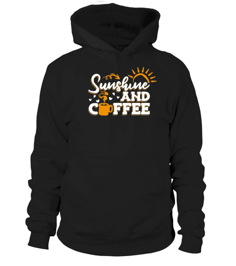 Sunshine And Coffee Queen Latte Art Barista Coffee Hoodie Unisex