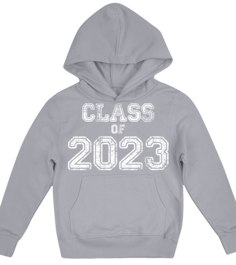 Class Of 2023 Senior 2023 Graduation Vintage Schoo Kids Hoodie
