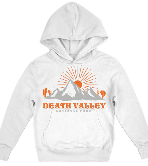 Death Valley National Park Vintage Ca Nature Kids Hoodie