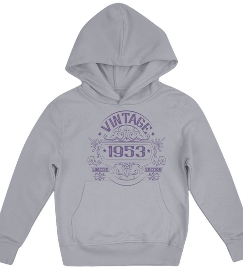 Vintage 1953 Birthday Sayings Kids Hoodie