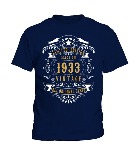 87 Made In 1983 87Th Anniversary Kids T-Shirt