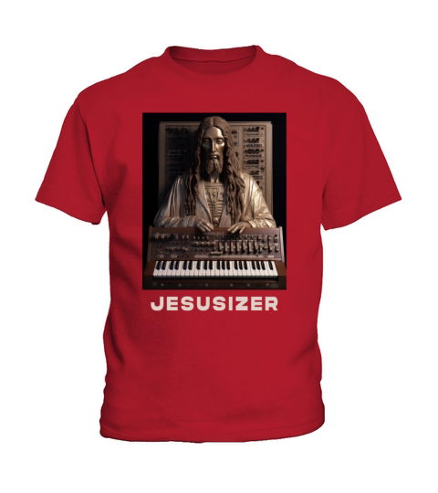 Jesusizer Vintage Jesus Synthesizer Analog Synth Kids T-Shirt