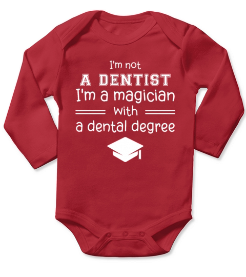 Dds Funny Dentist Dental Student Humor Graduation Long Sleeve Baby One-Piece