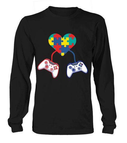 Autism Awareness Shirt For Video Game Lovers Long sleeved Unisex