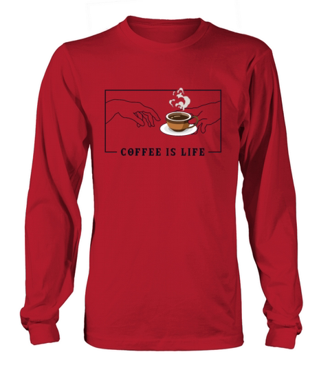 Michelangelo Creation of Adam Coffee Latte Art Long sleeved Unisex