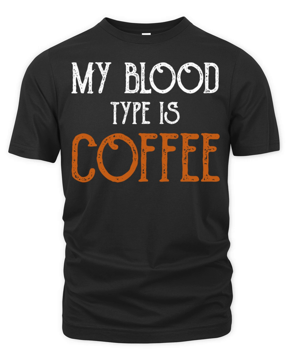 My Blood Type Is Coffee Breakfast Organic Unisex T-shirt