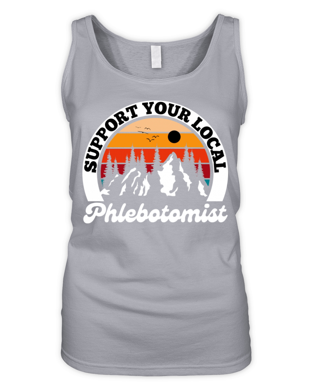 Phlebotomist Support Your Local Phlebotomist Retro Organic Women's Tank Top