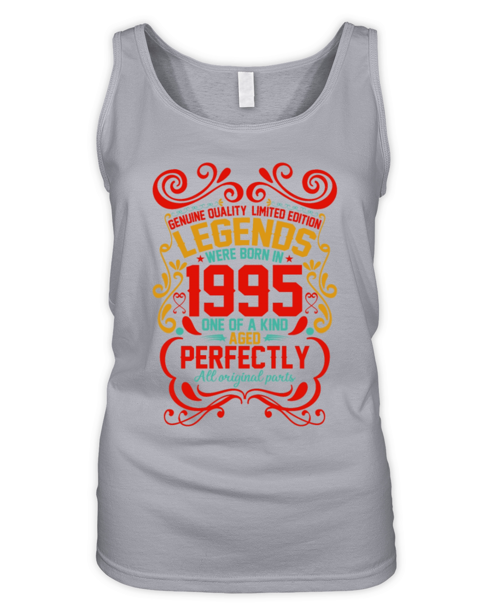 Vintage Authentic 1995 Birthday Gifts idea Organic Women's Tank Top