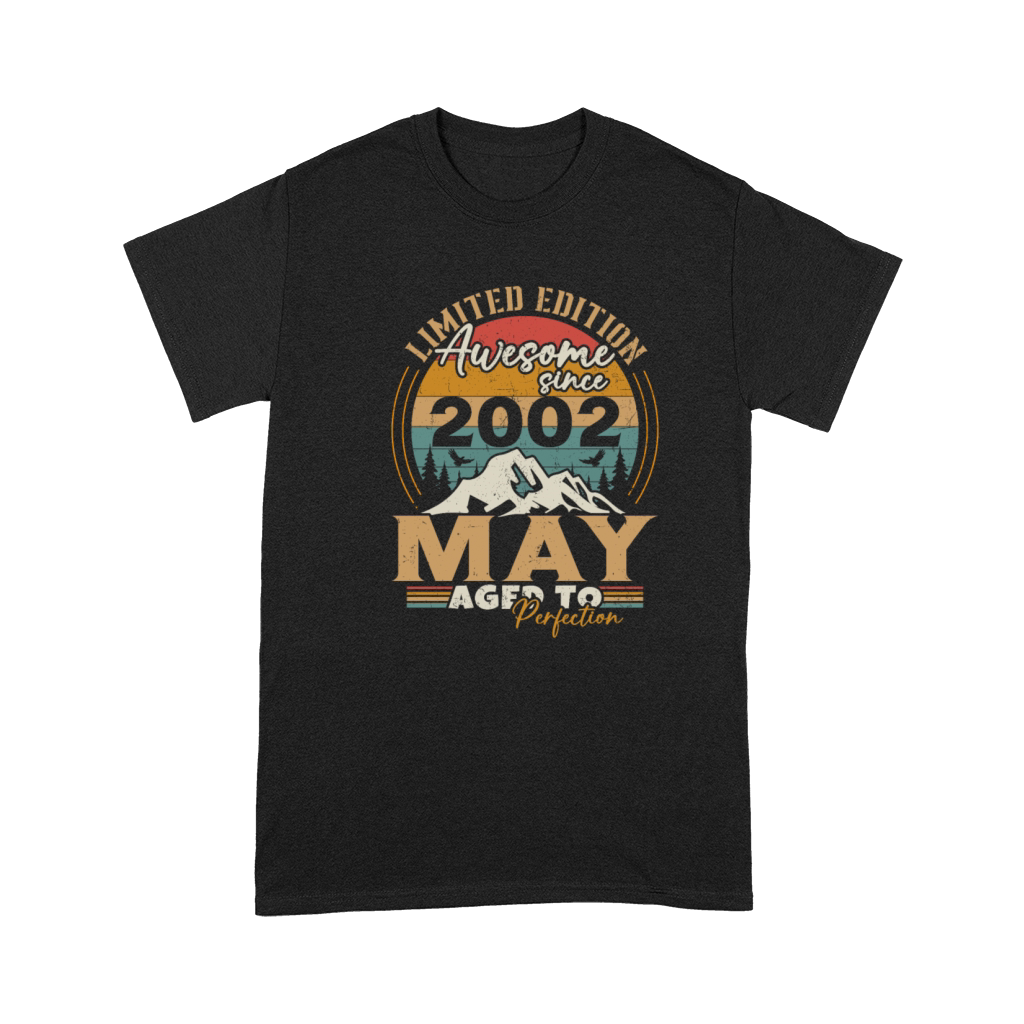 Vintage Born In May 2002 Birthday Gift Premium T-shirt