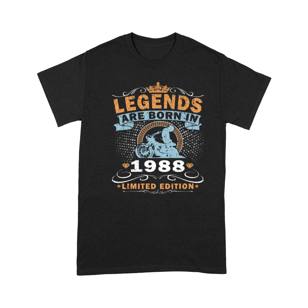 Vintage motorcycle 1988 retro birthday gift Premium T-shirt