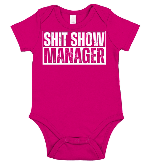 Cool Funny Manager Jokes Hilarious Vintage Quotes Short Sleeve Baby One-Piece