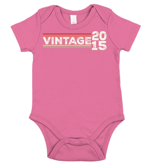 Vintage 2015 Gifts Legend for 8 Years Old - 8th Short Sleeve Baby One-Piece