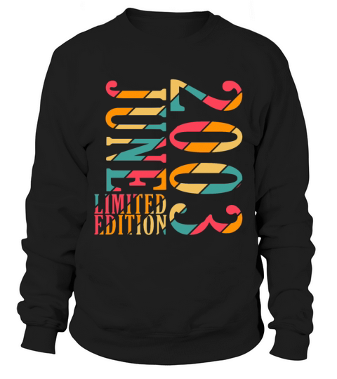 20th Birthday Vintage June 2003 Vintage 2003 Sweatshirt Unisex