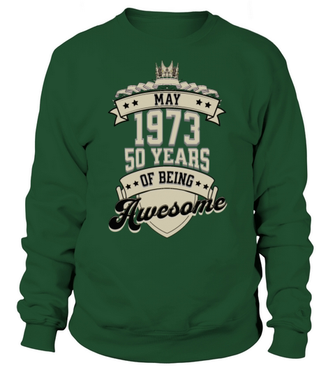 50 Years of Being Awesome 50th Birthday Sweatshirt Unisex