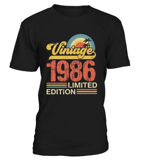 Retro Vintage 1986 Limited Edition T-Shirt Unisex